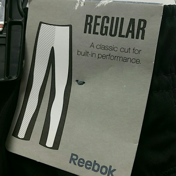 Reebok black woven  pants size medium - Picture 3 of 10